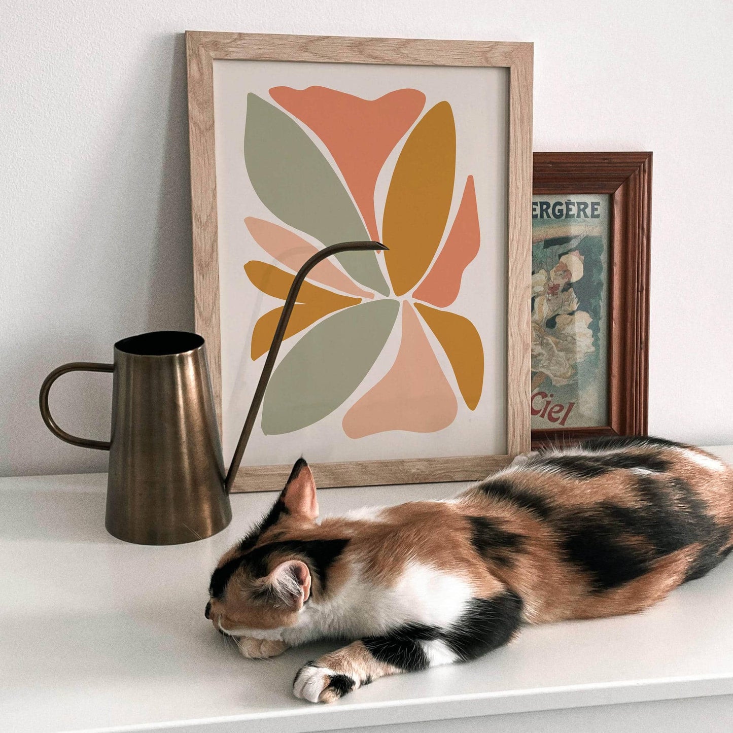 Boho Abstract Flower Poster - HypeSheriff