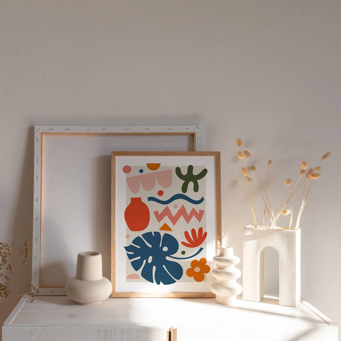 Colorful Cut Outs Poster - HypeSheriff