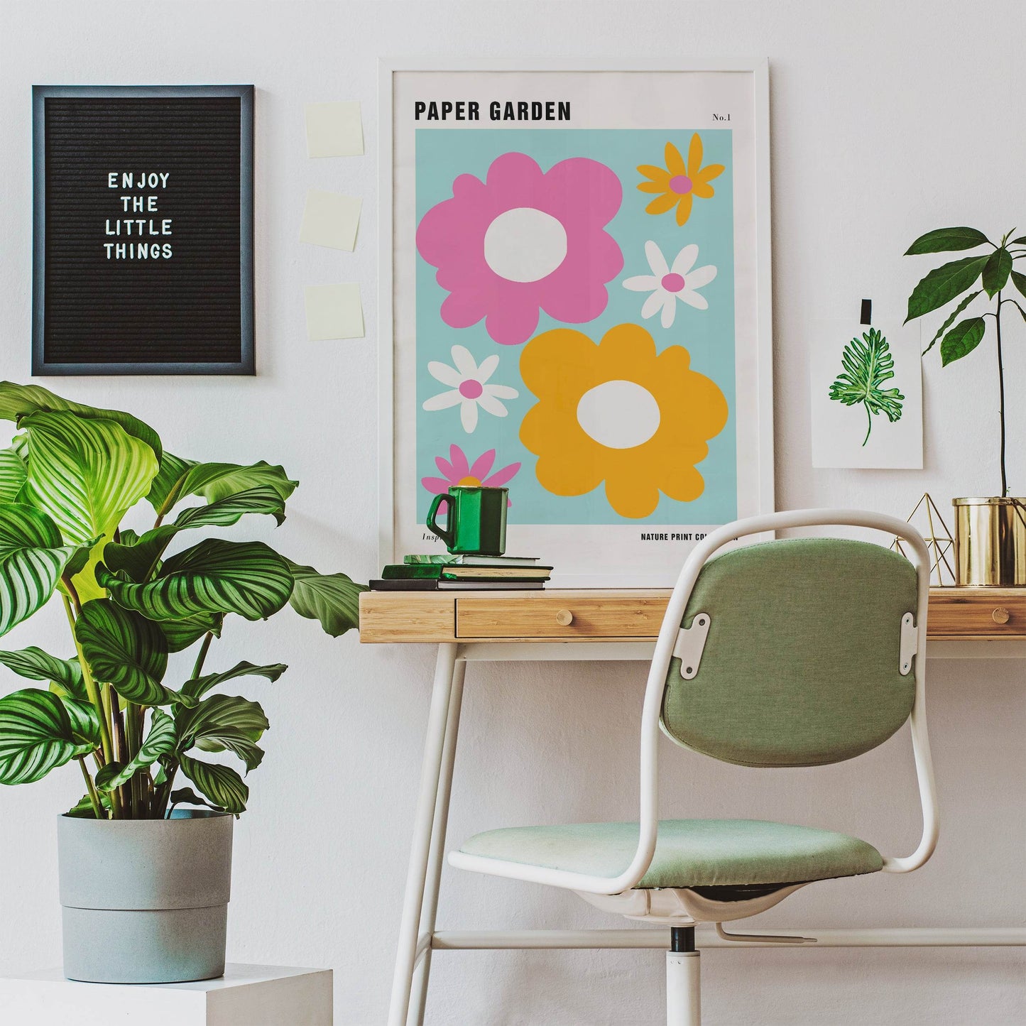 Paper Garden Cute Art Print - HypeSheriff