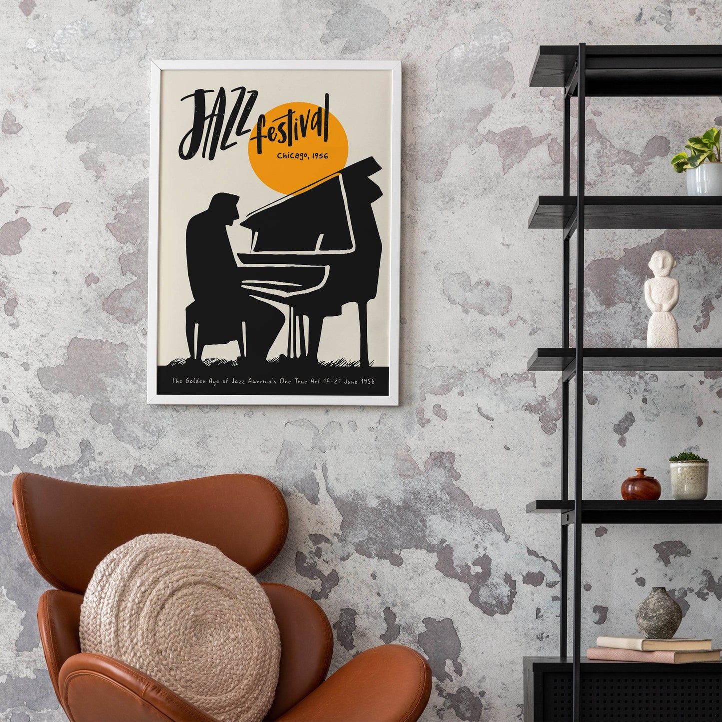 Jazz Festival, Chicago 1956 Music Poster - HypeSheriff