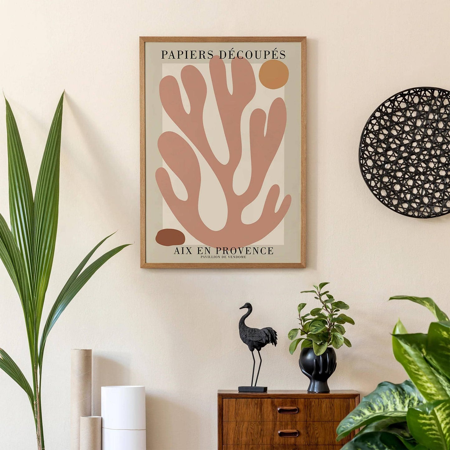 Boho Beige Nature Poster - HypeSheriff