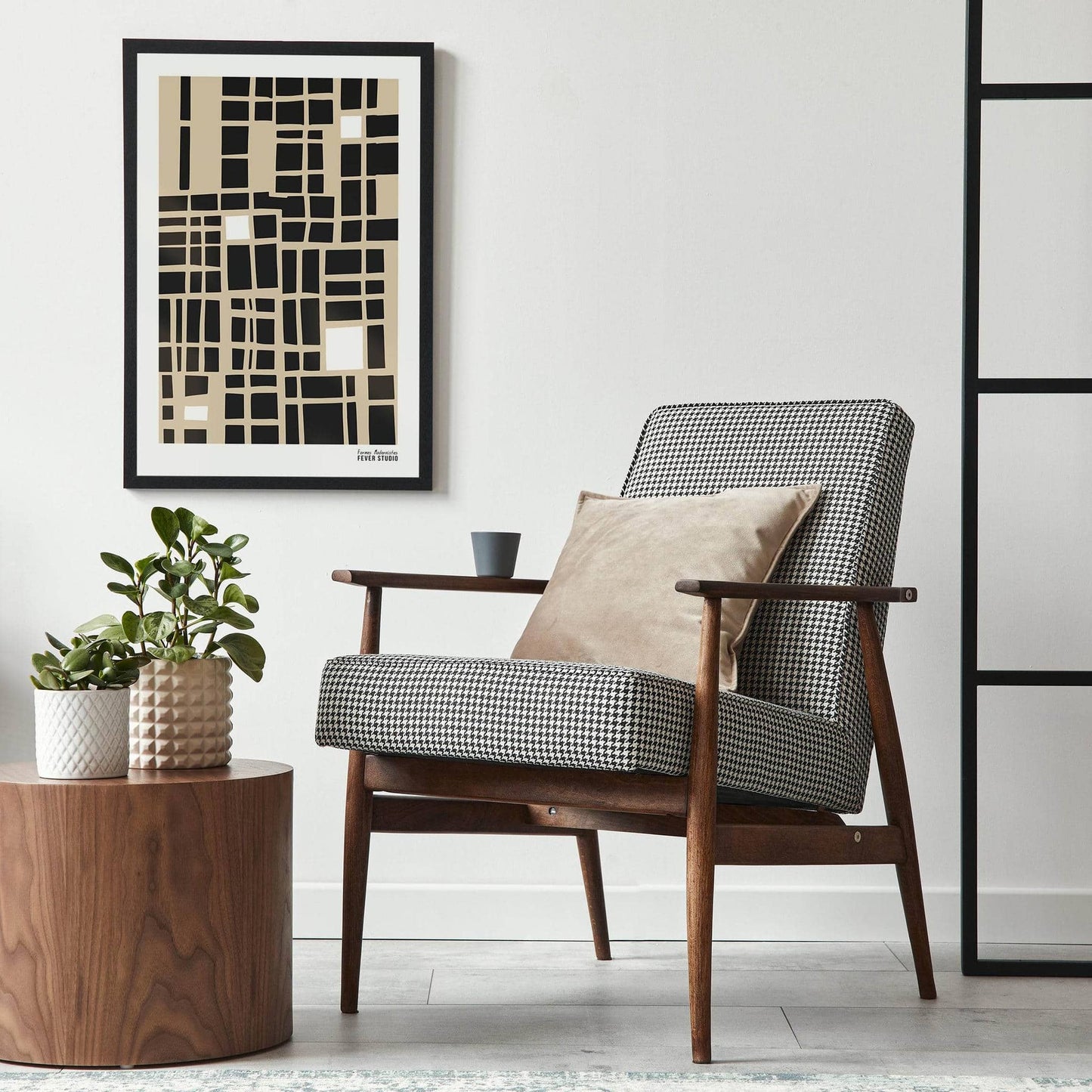 FEVER STUDIO - Formes Modernistes Art Print - HypeSheriff