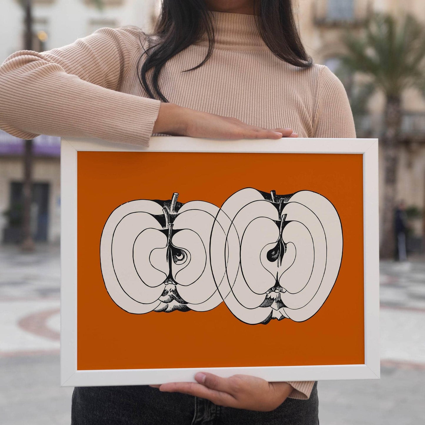 Minimalist Apple Horizontal Print - HypeSheriff