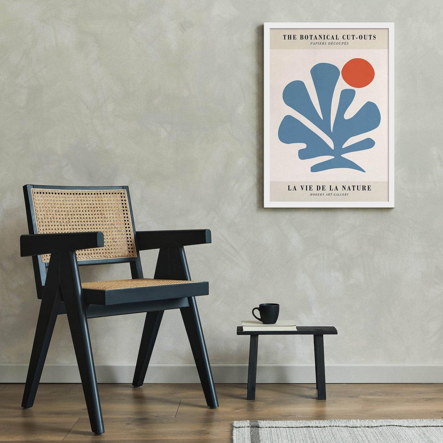 Floral Papiers Découpés Art Print - HypeSheriff