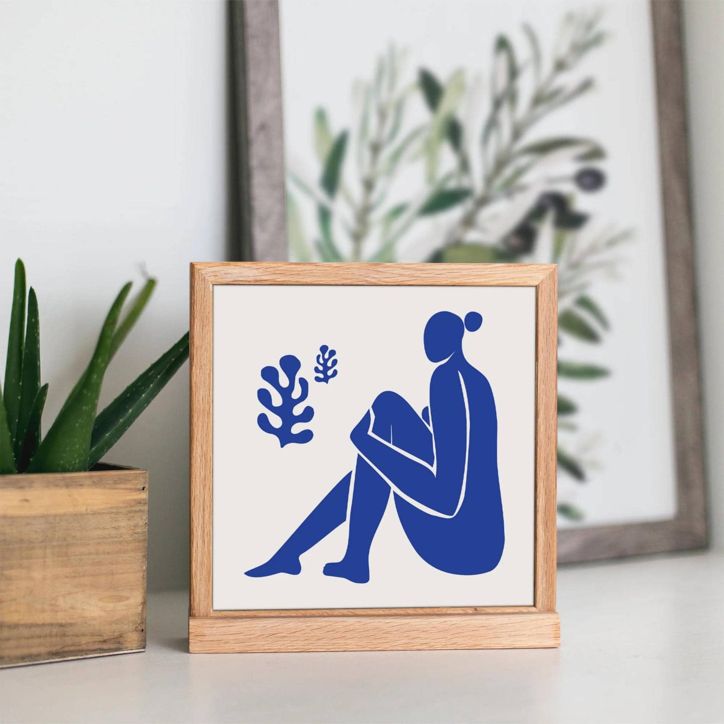 Blue Girl No.2 Print - HypeSheriff