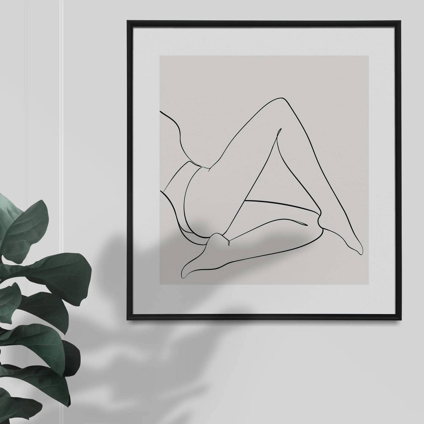 Woman Body Lines Print - HypeSheriff