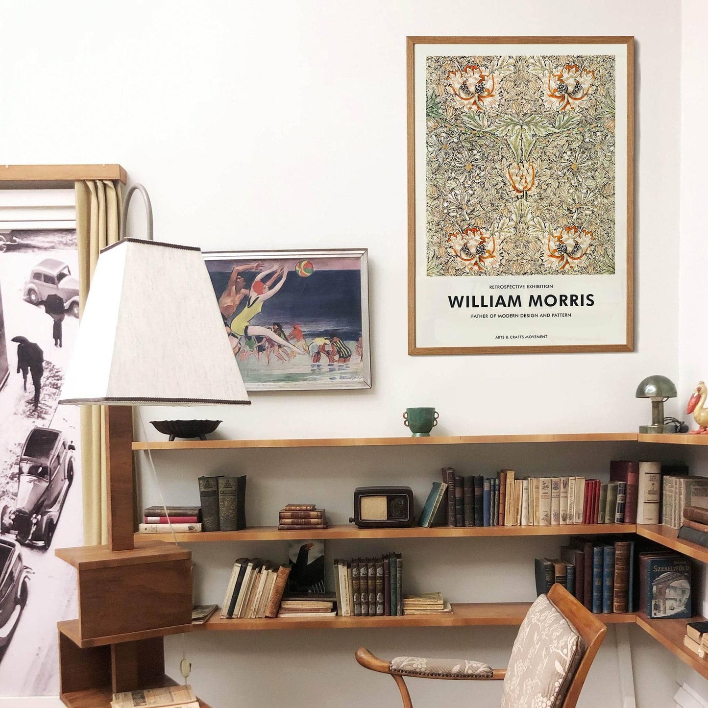 W. Morris, Retrospective Exhibition Poster - HypeSheriff