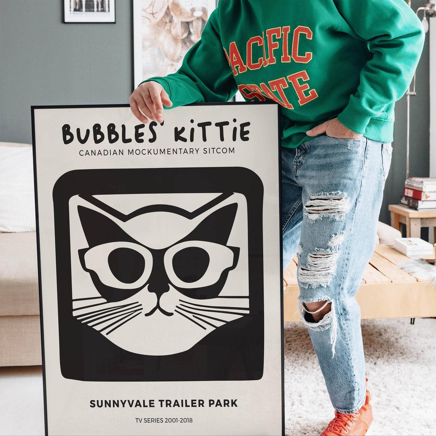 Trailer Park Boys, Funny Cat Poster - HypeSheriff