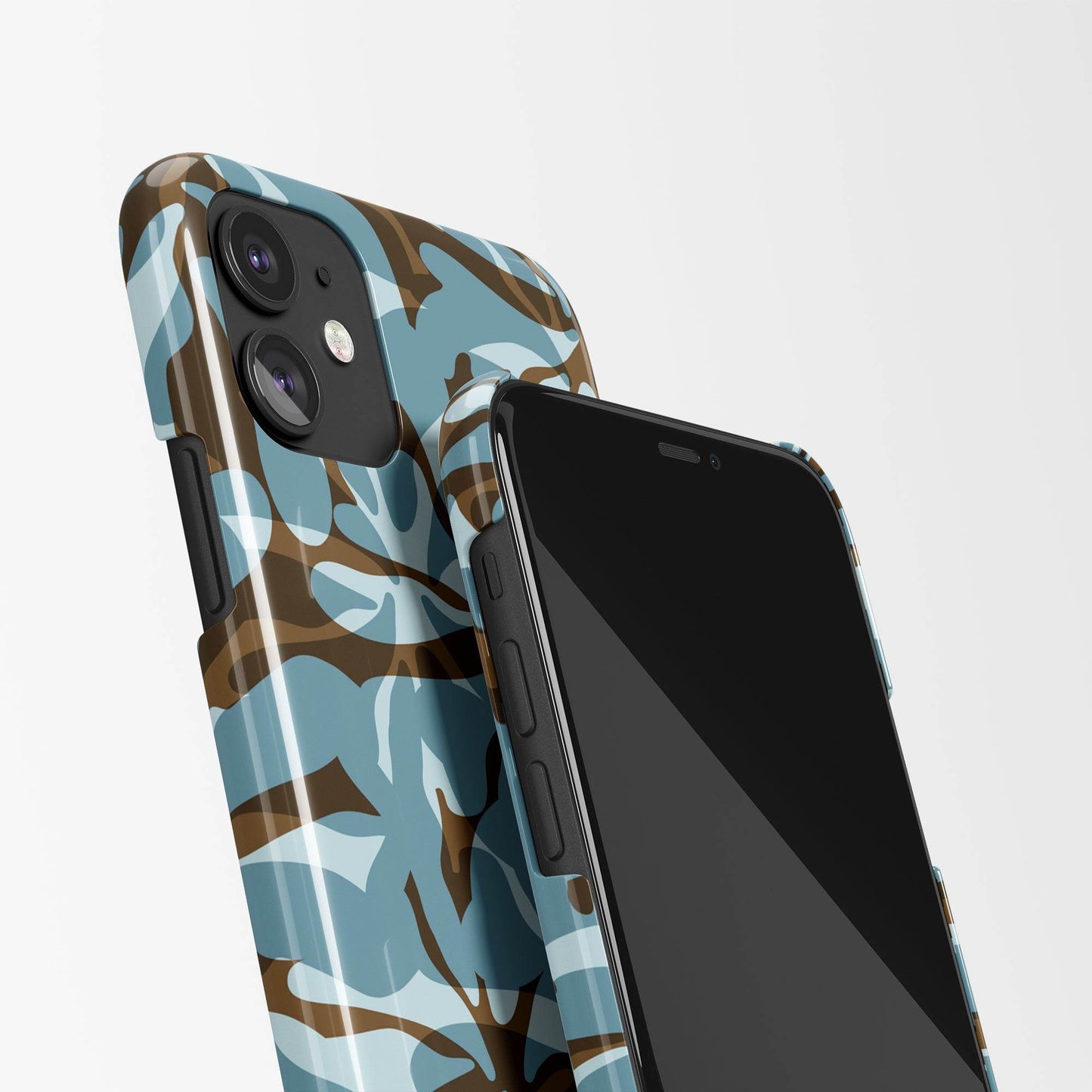Blue Pattern iPhone Case - HypeSheriff