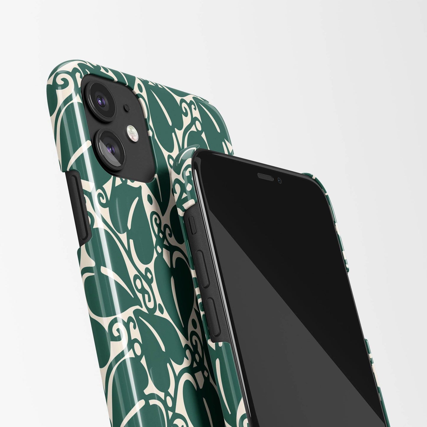 Green Leaves iPhone Case - HypeSheriff