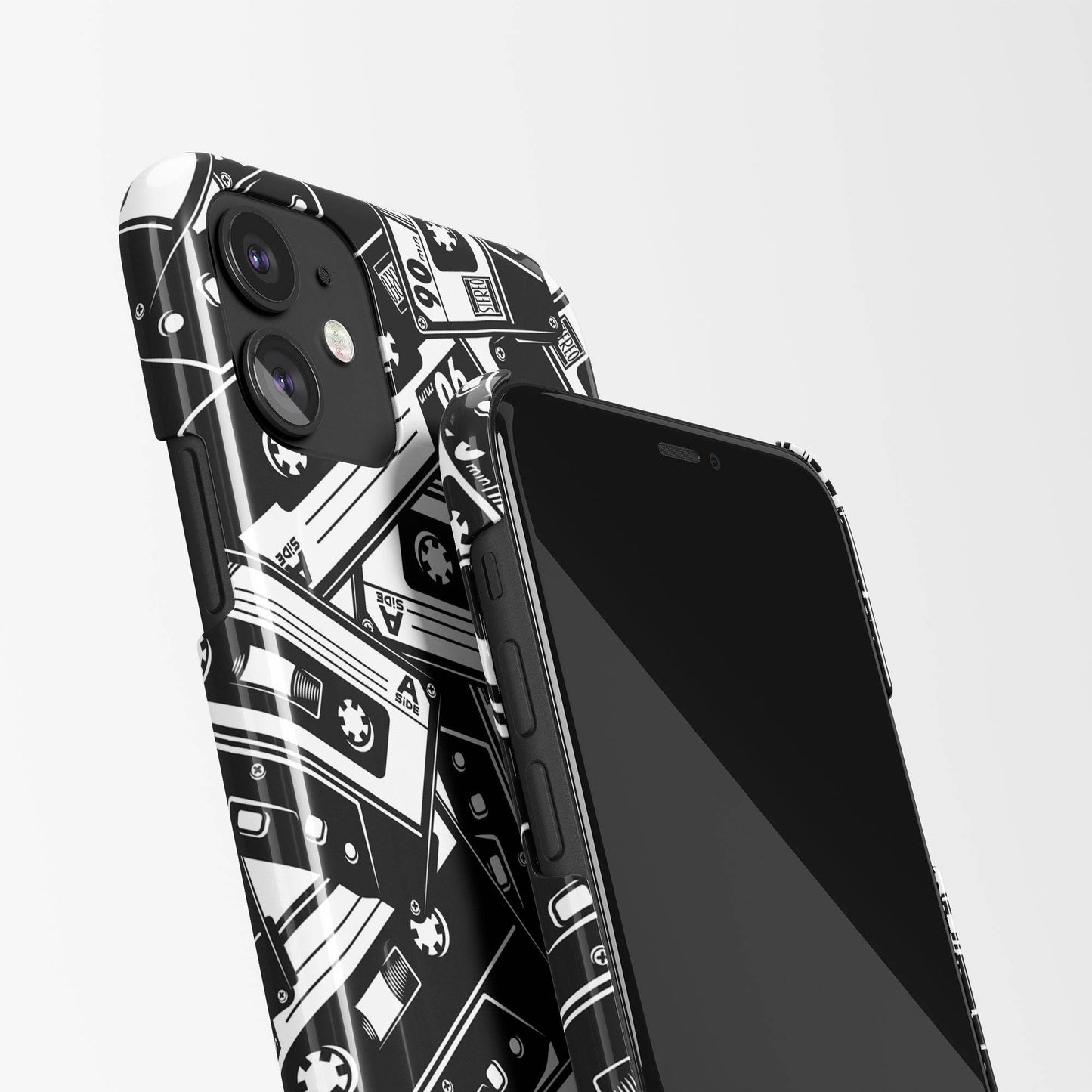 iPhone Case with Retro Cassettes - HypeSheriff
