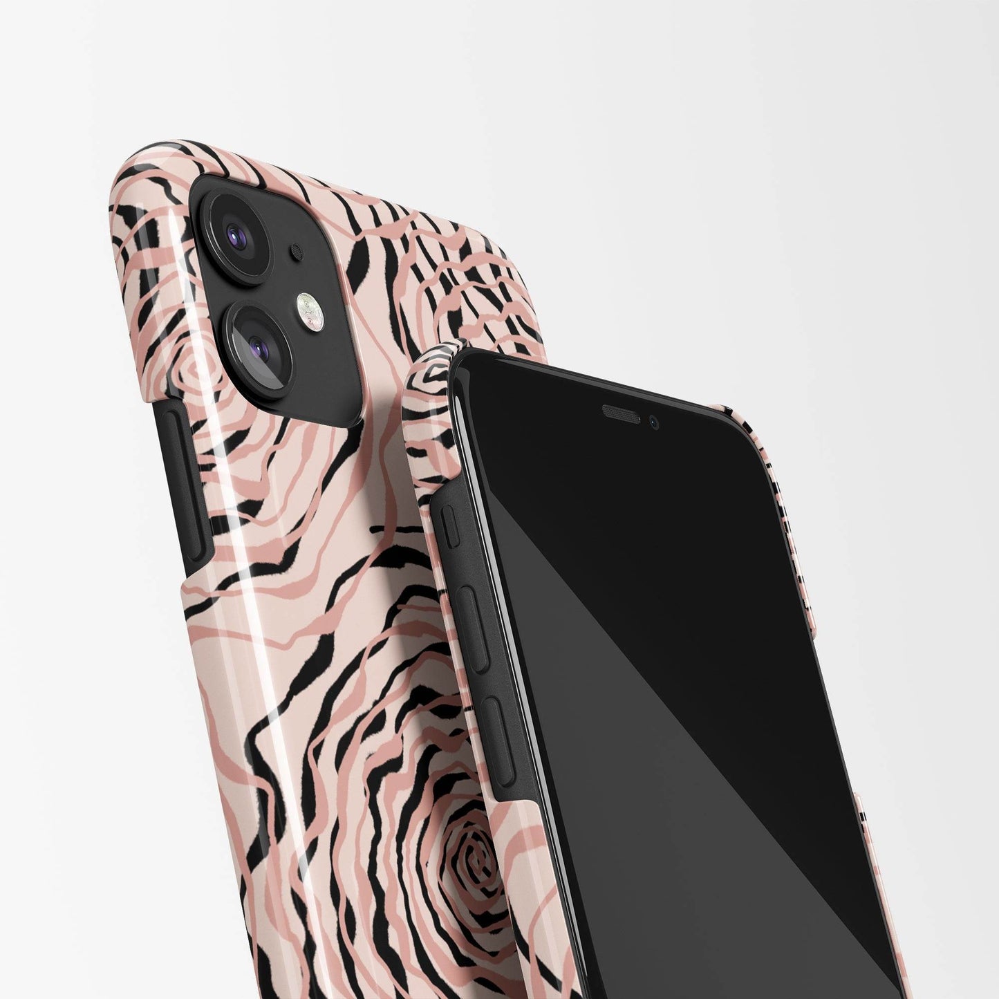 Pink Floral iPhone Case - HypeSheriff