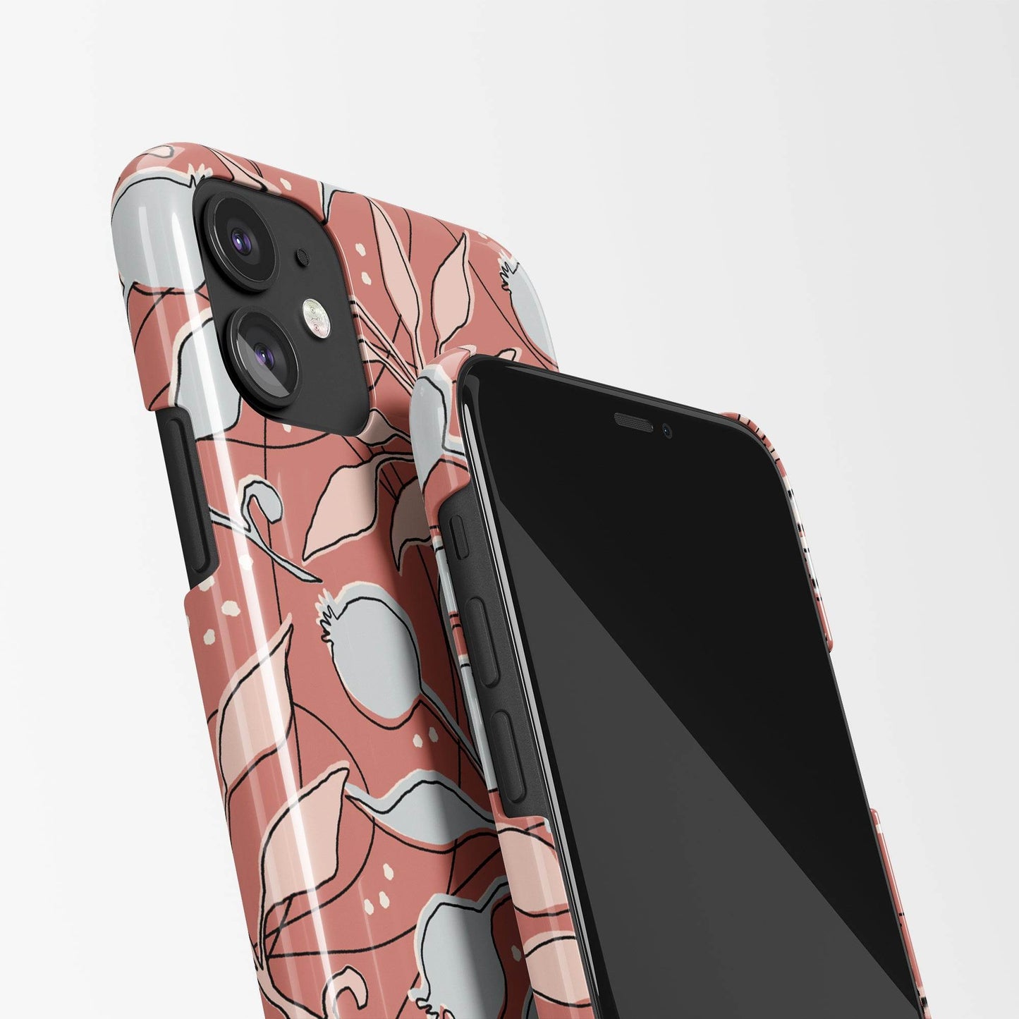 Retro Floral Pattern iPhone Case - HypeSheriff