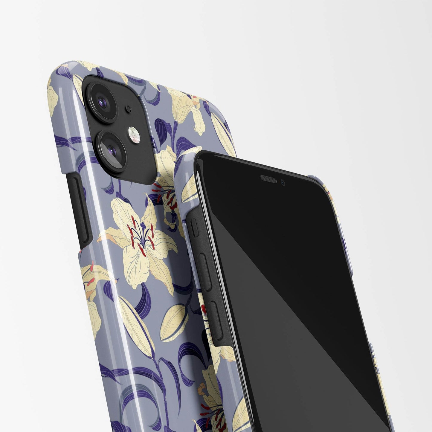 iPhone Case with Lilies Print - HypeSheriff