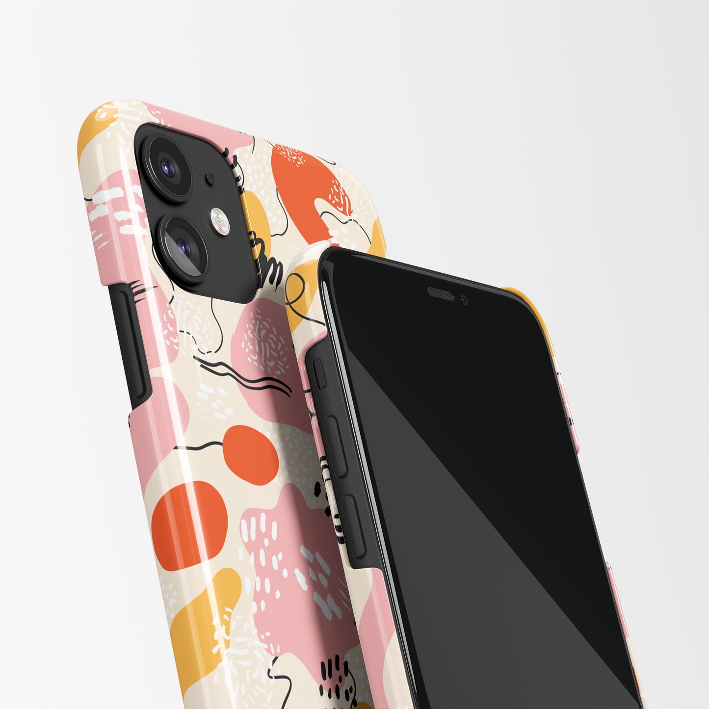 Abstract Colorful Shapes iPhone Case - HypeSheriff