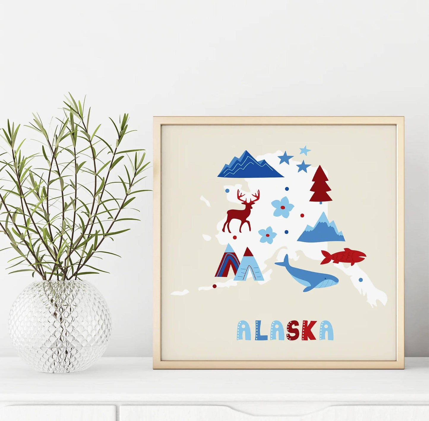 Alaska, Travel Print - HypeSheriff