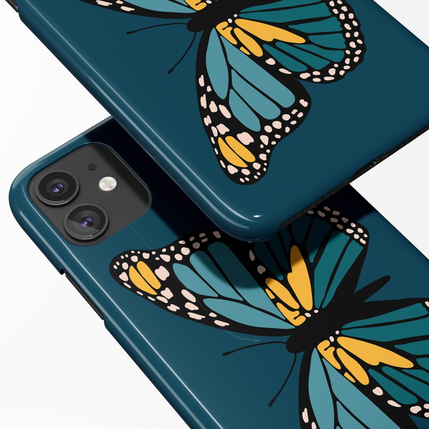 Blue Butterfly iPhone CAse - HypeSheriff