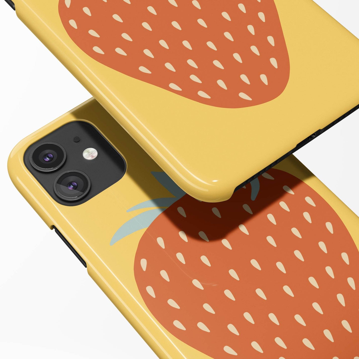 Retro Strawberry iPhone Case - HypeSheriff