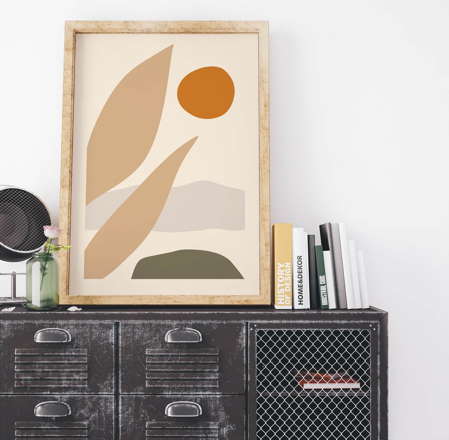 Neutral Floral Composition Print - HypeSheriff