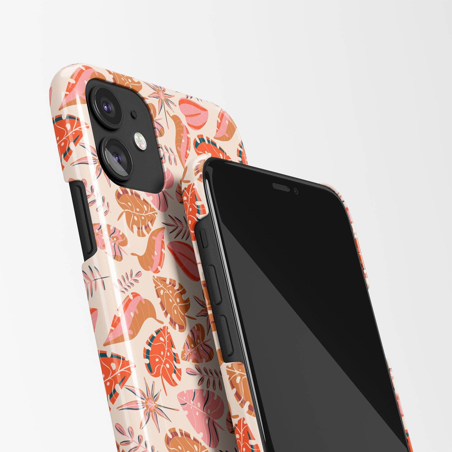iPhone Case with Floral Cozy Pattern - HypeSheriff
