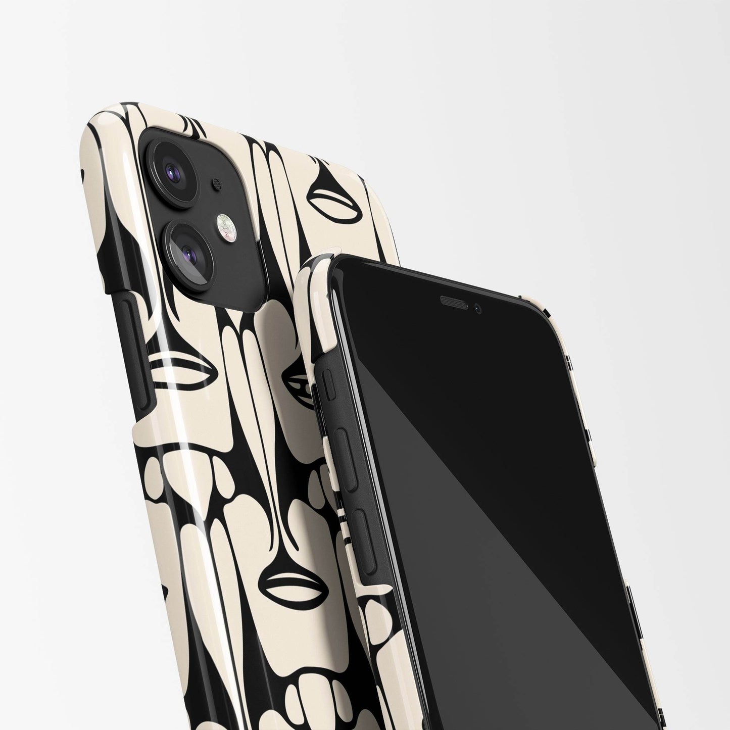 Unique B&W iPhone Case - HypeSheriff