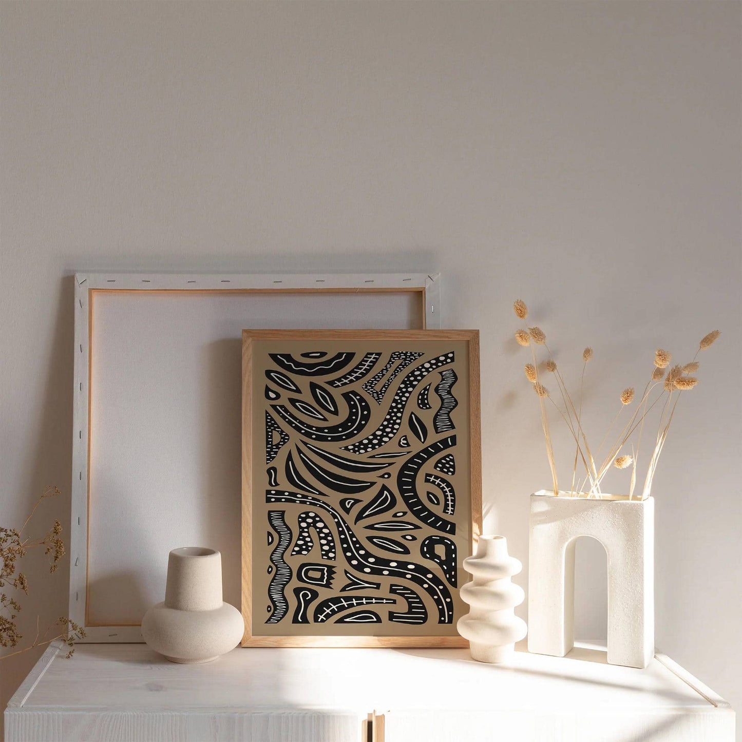 African Abstract Poster - HypeSheriff