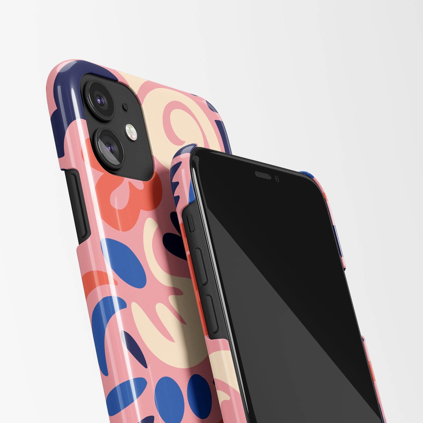 Pink Cut Outs iPhone Case - HypeSheriff
