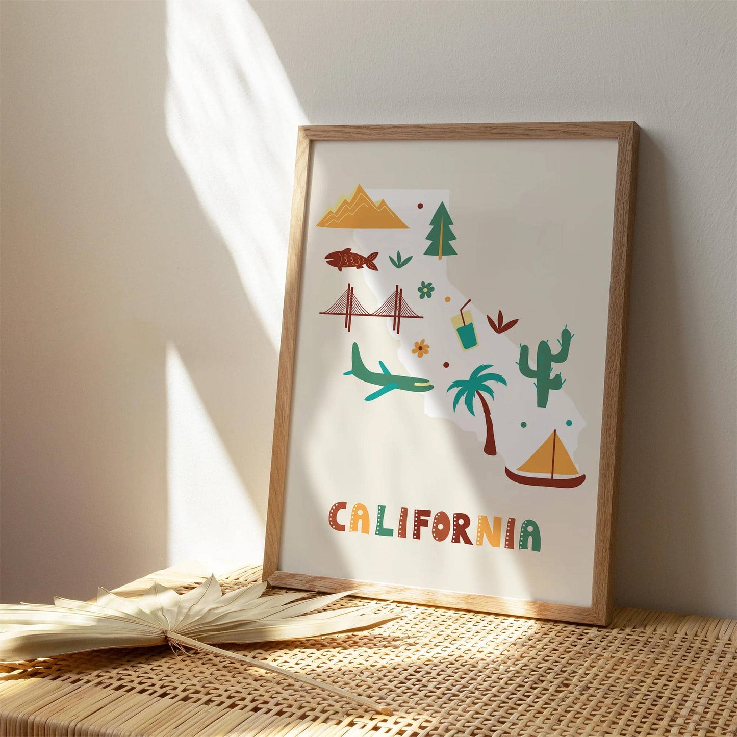 California, Travel Poster - HypeSheriff
