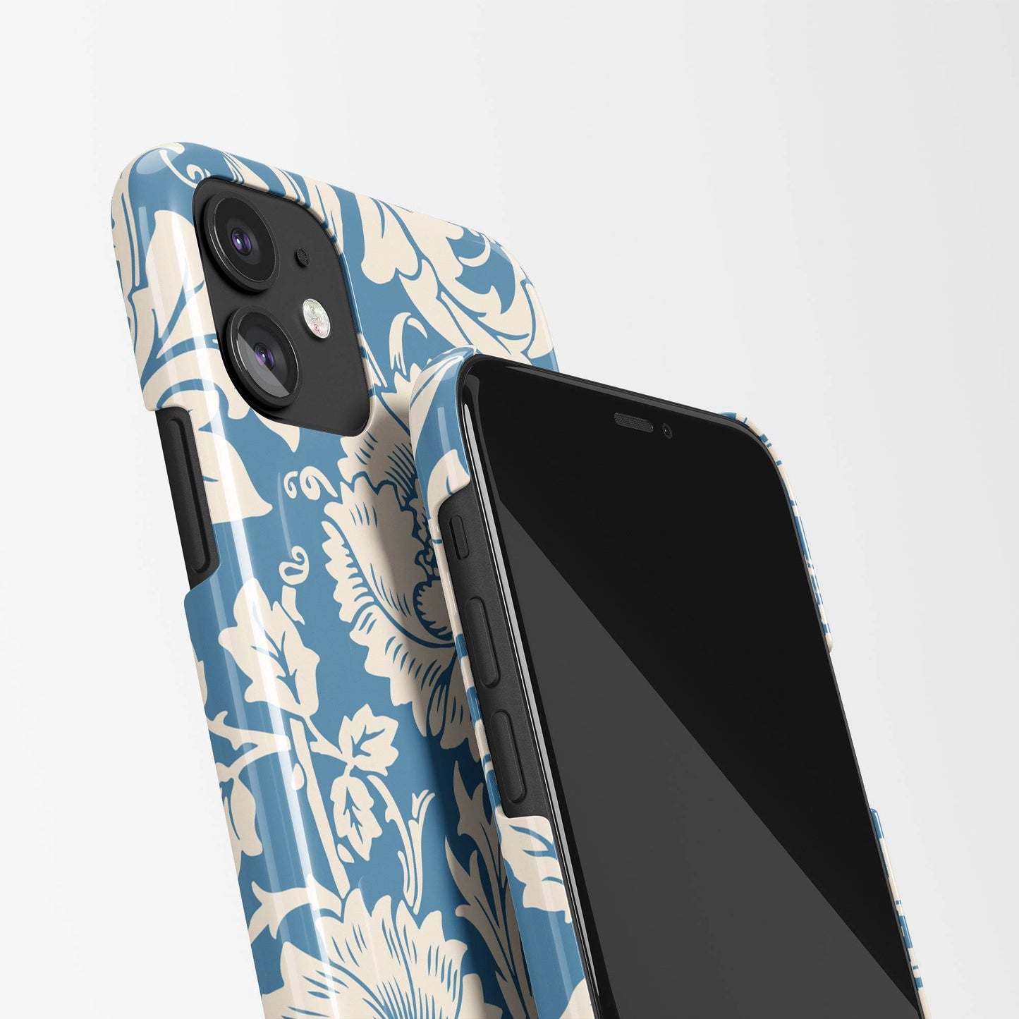 Blue Floral iPhone Case - HypeSheriff
