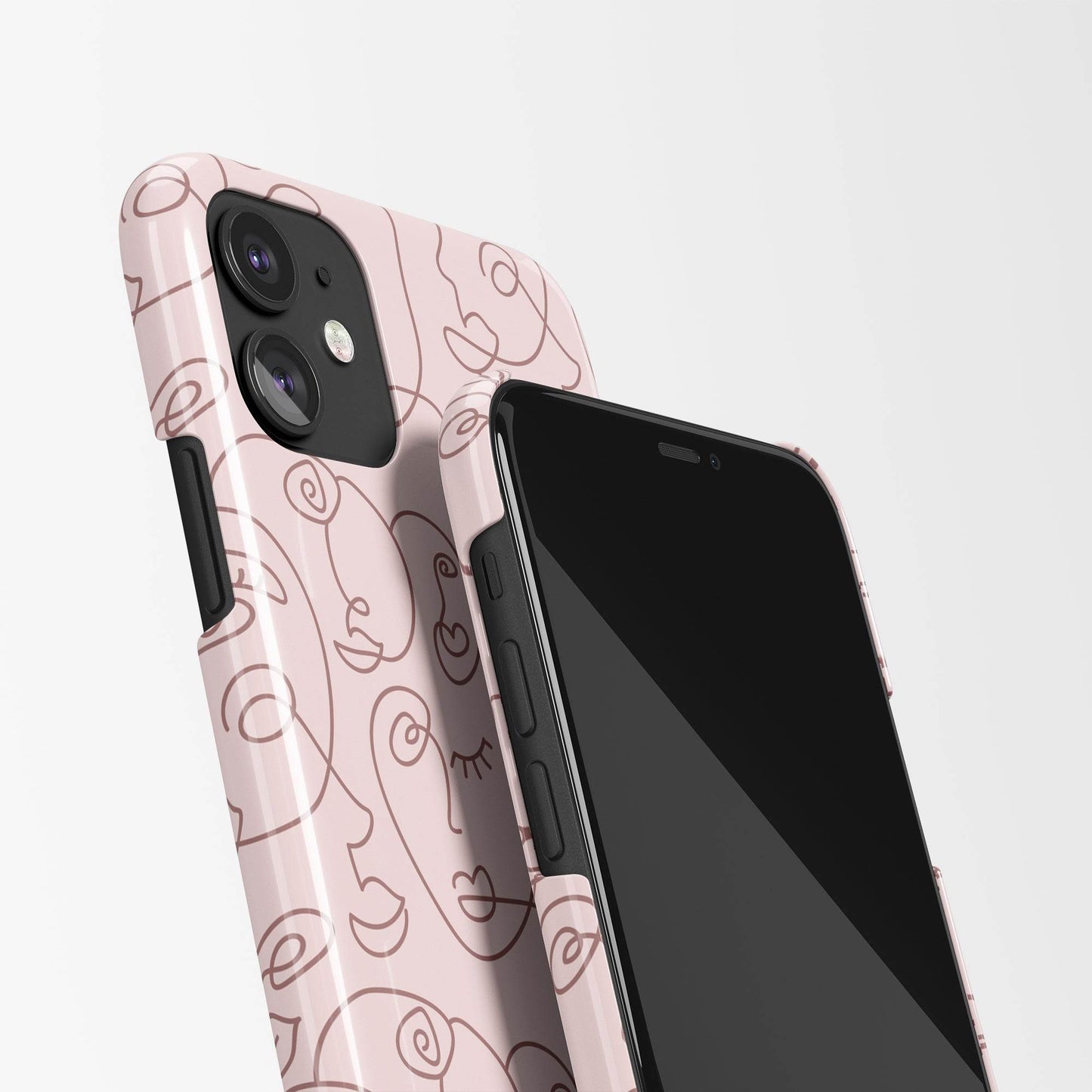 iPhone Case with Line Art Print - HypeSheriff