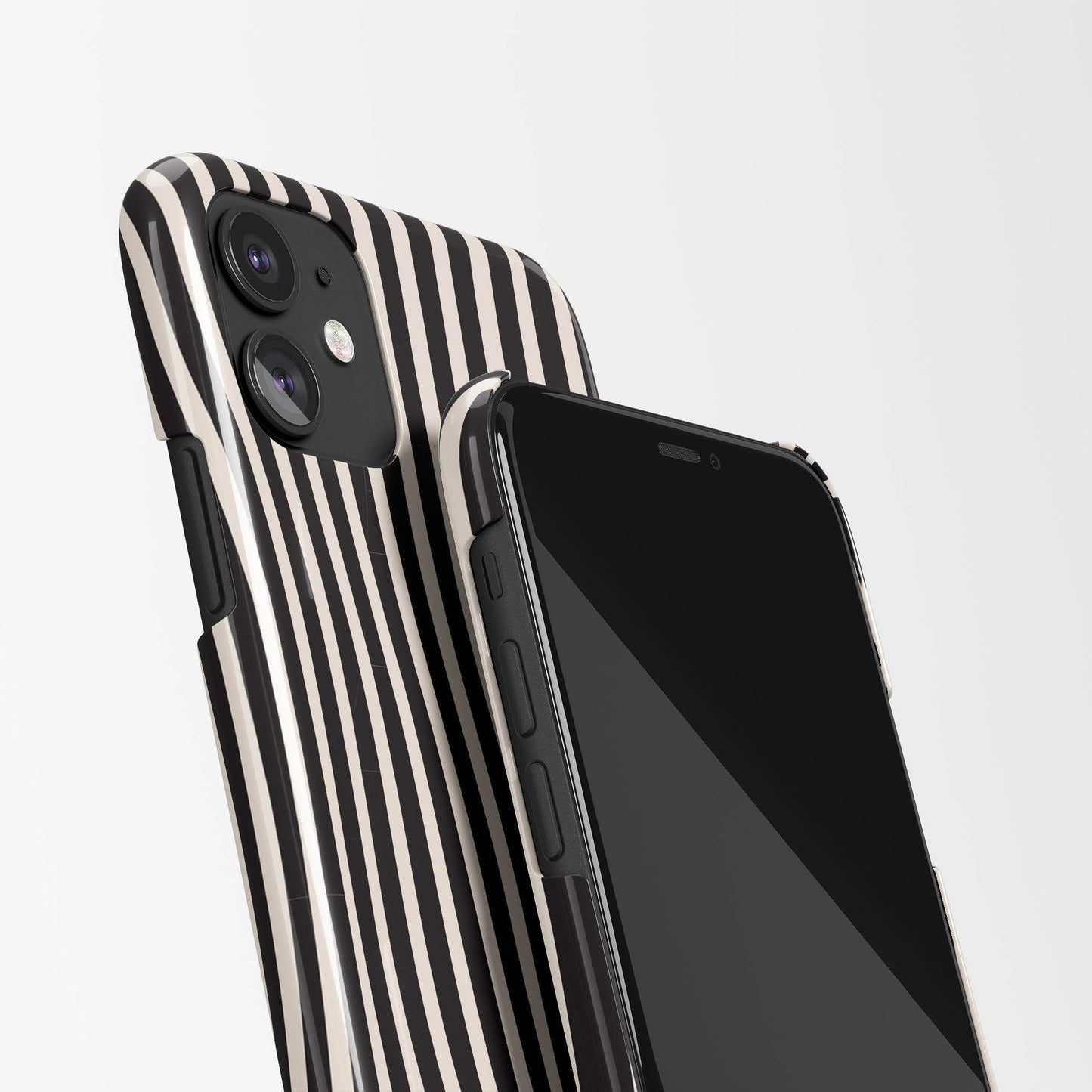 Black and White Trippy iPhone Case - HypeSheriff