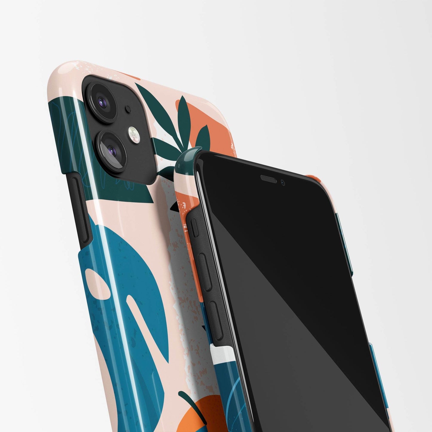 Orange Cutout iPhone Case - HypeSheriff