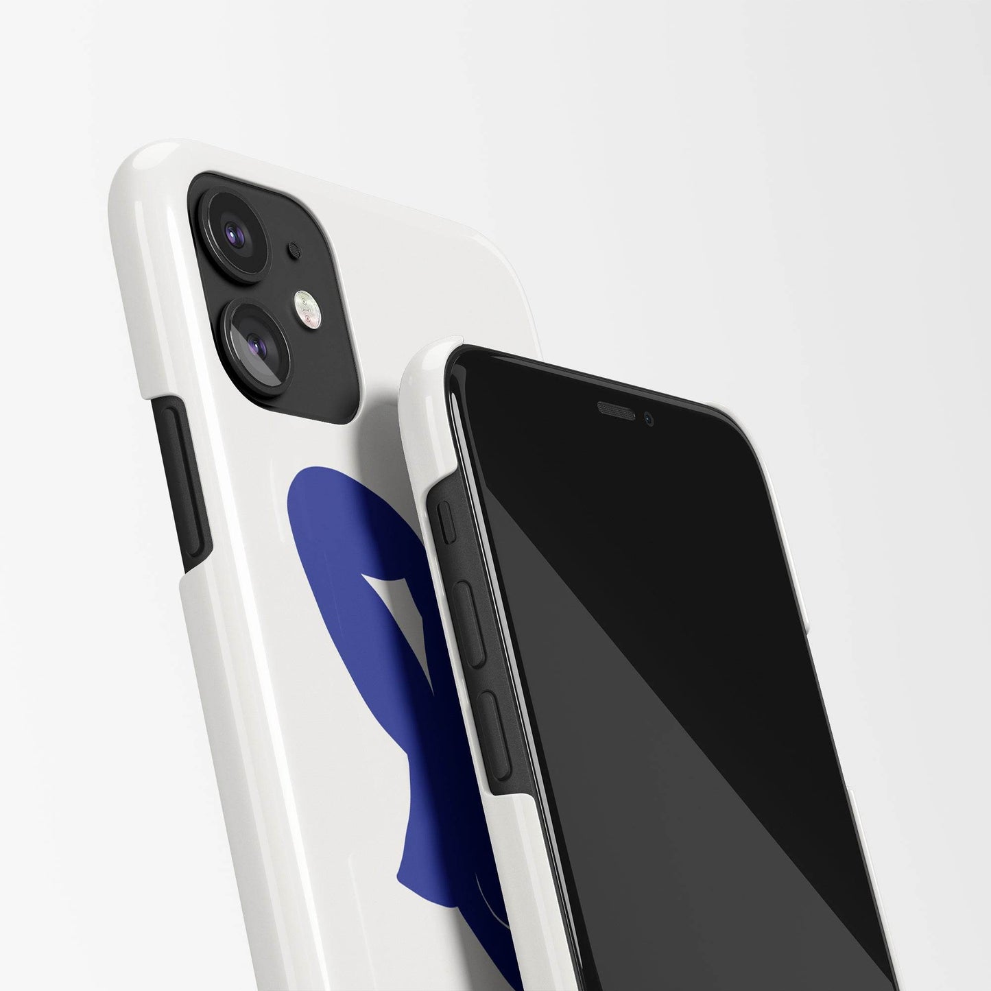 Nude Blue Woman iPhone Case - HypeSheriff