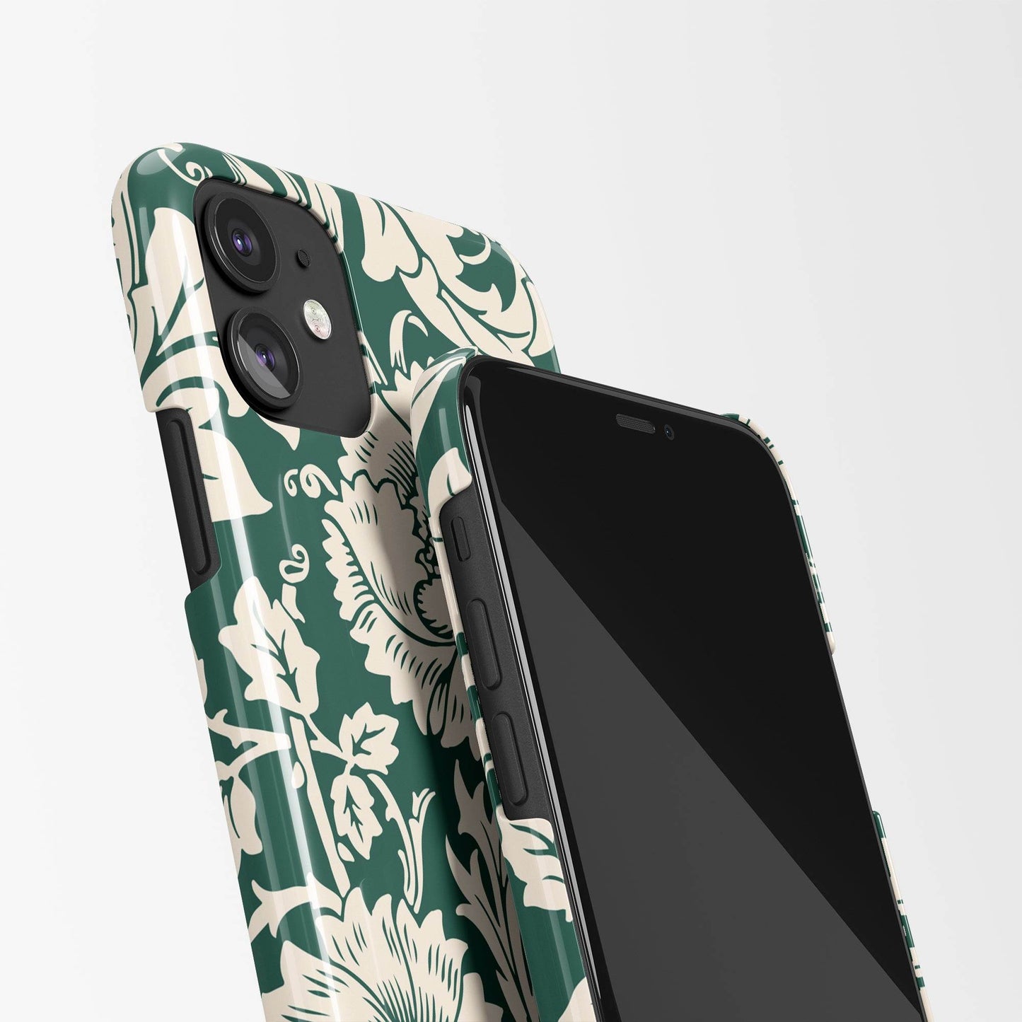 Green Floral iPhone Case - HypeSheriff