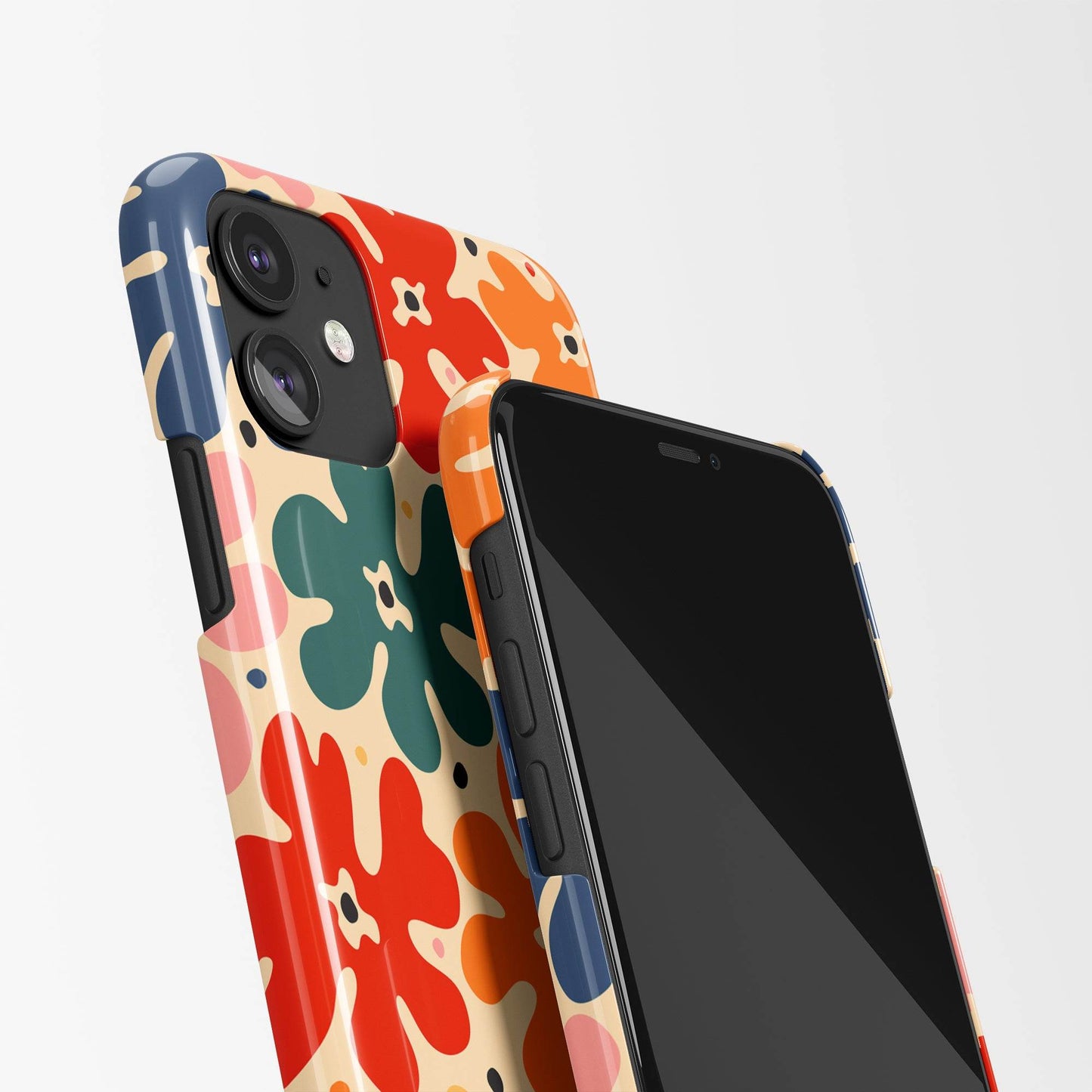 Retro Flowers iPhone Case - HypeSheriff