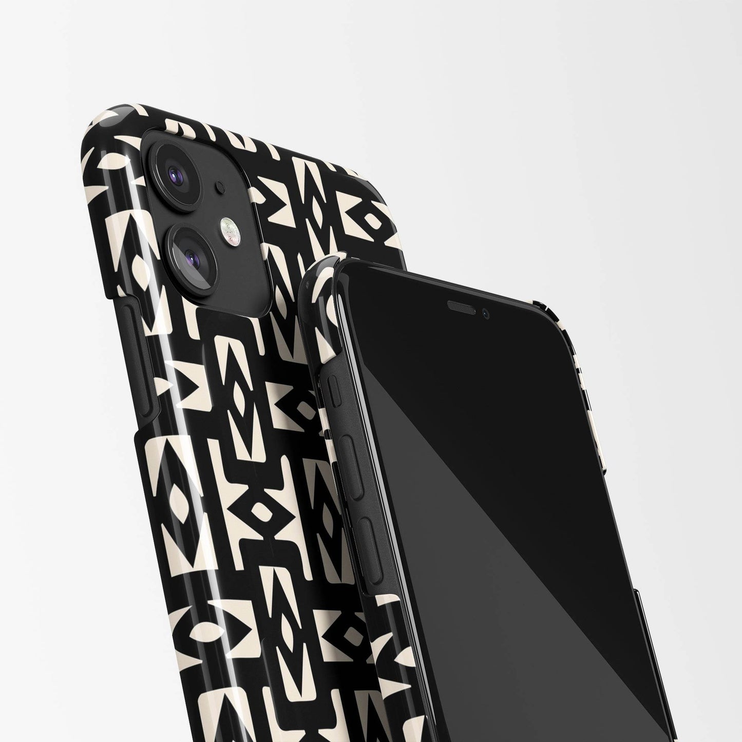 Art Deco Black iPhone Case - HypeSheriff