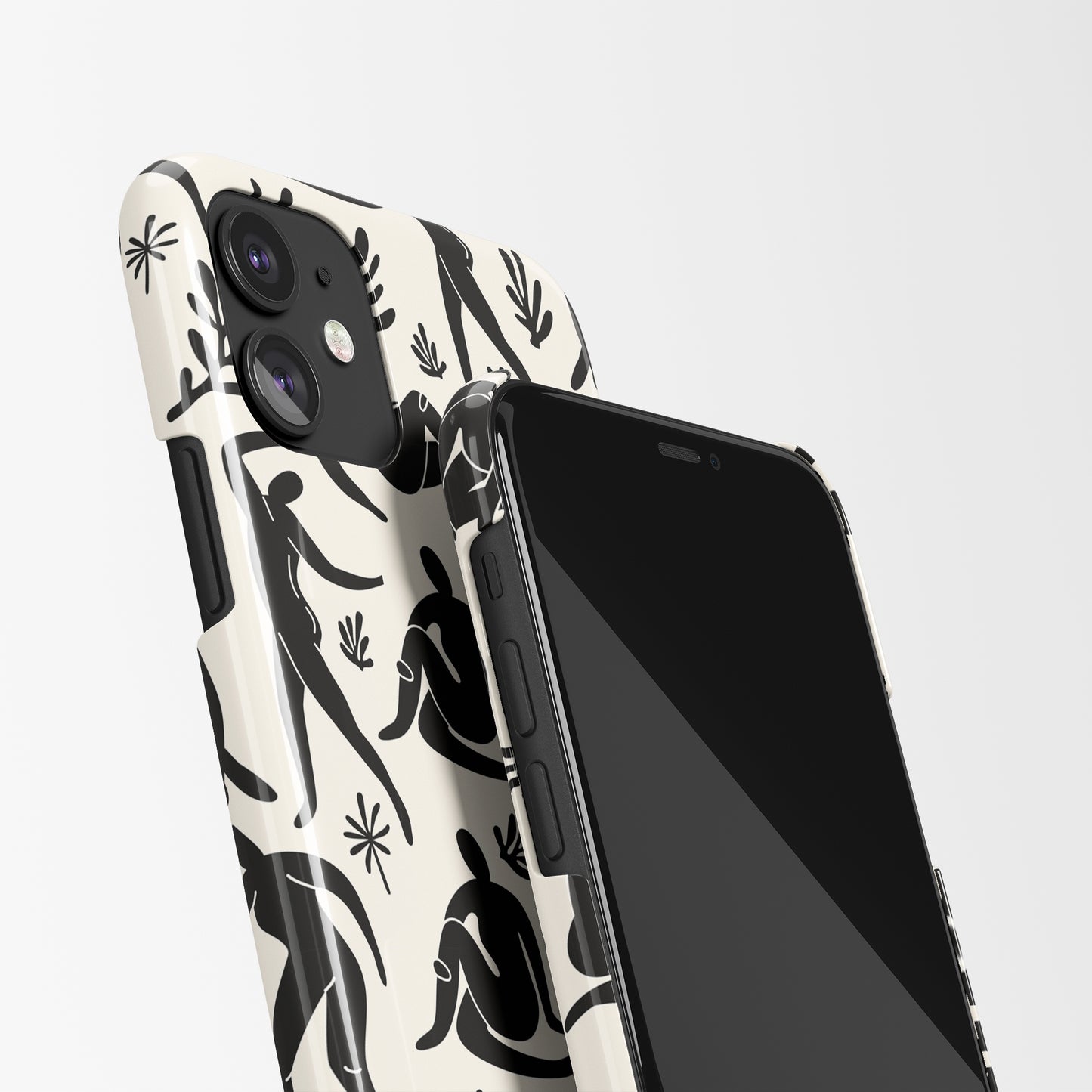 Black and White iPhone Case - HypeSheriff