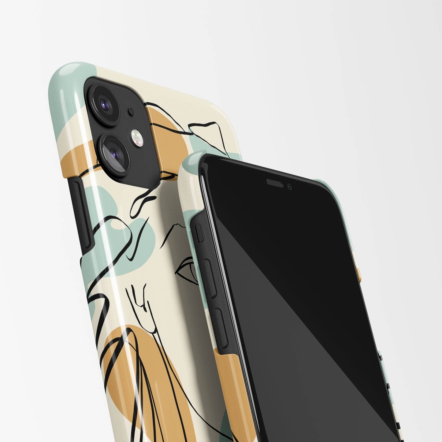 Picasso Drawing iPhone Case 3 - HypeSheriff