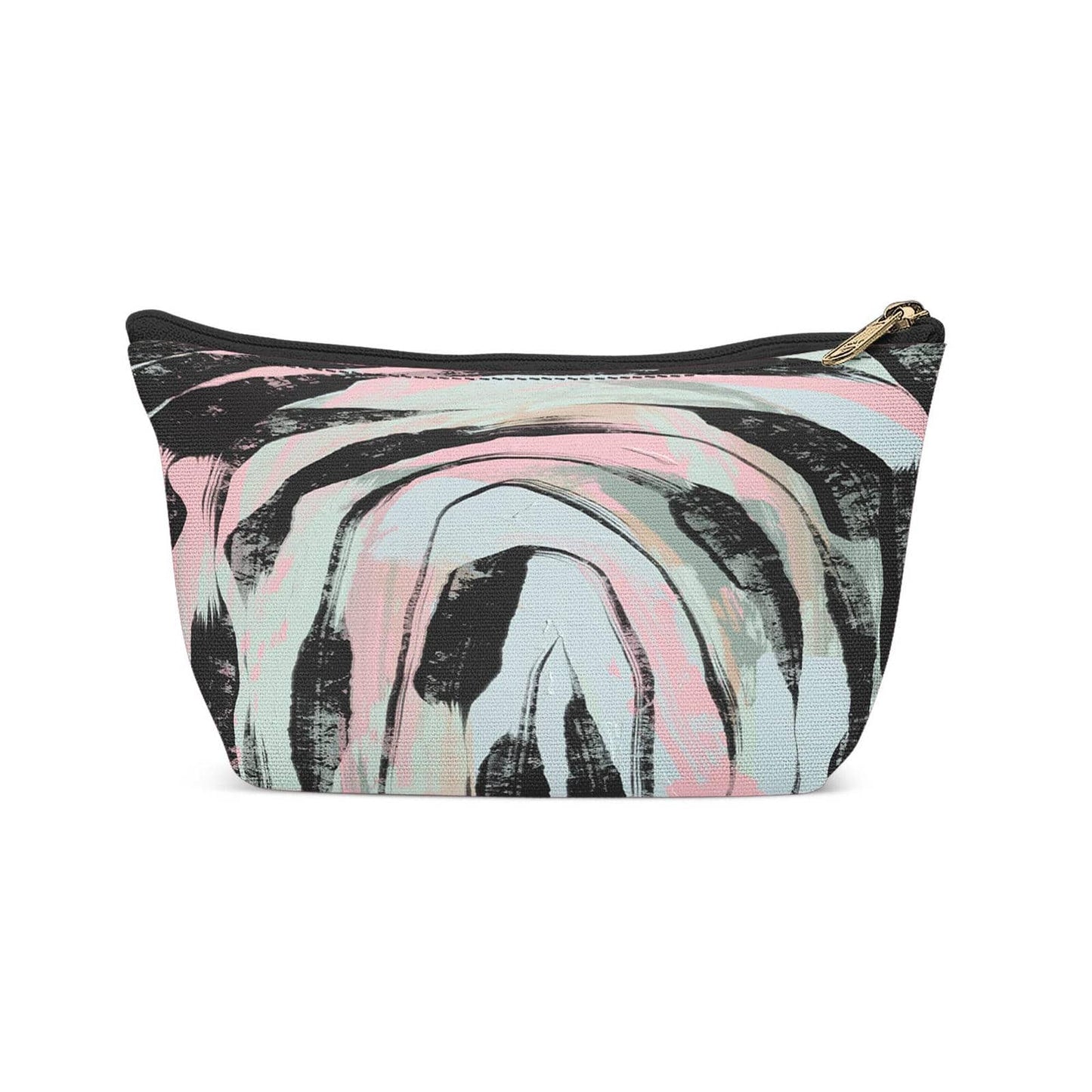 Modern Abstract Rainbow Makeup Bag - HypeSheriff