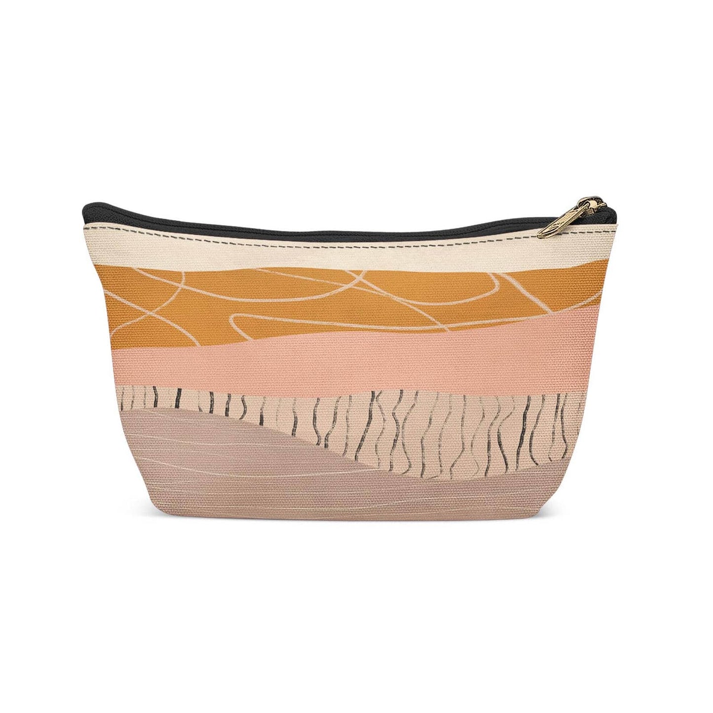 Bohemian Mountains Travel Makeup Bag - HypeSheriff