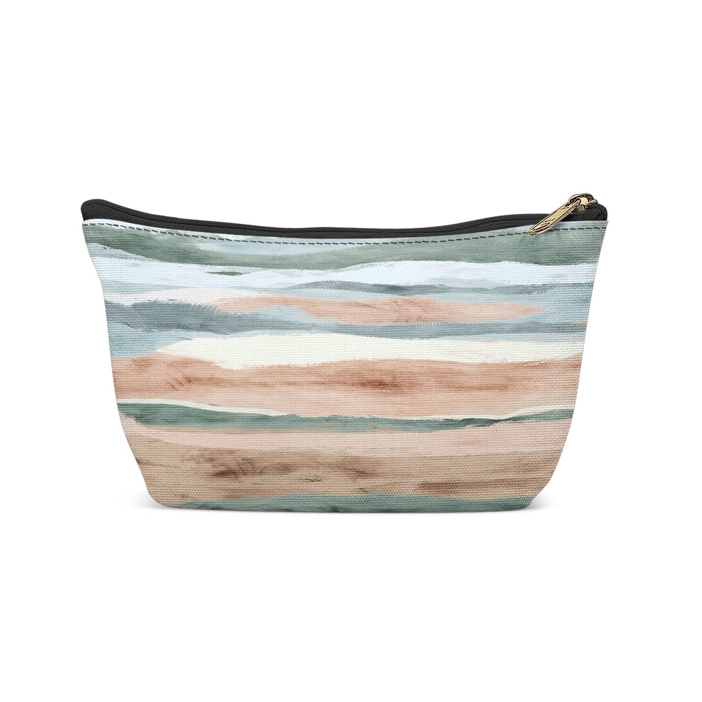 Sandy Dunes Abstract Painted Makeup Bag - HypeSheriff