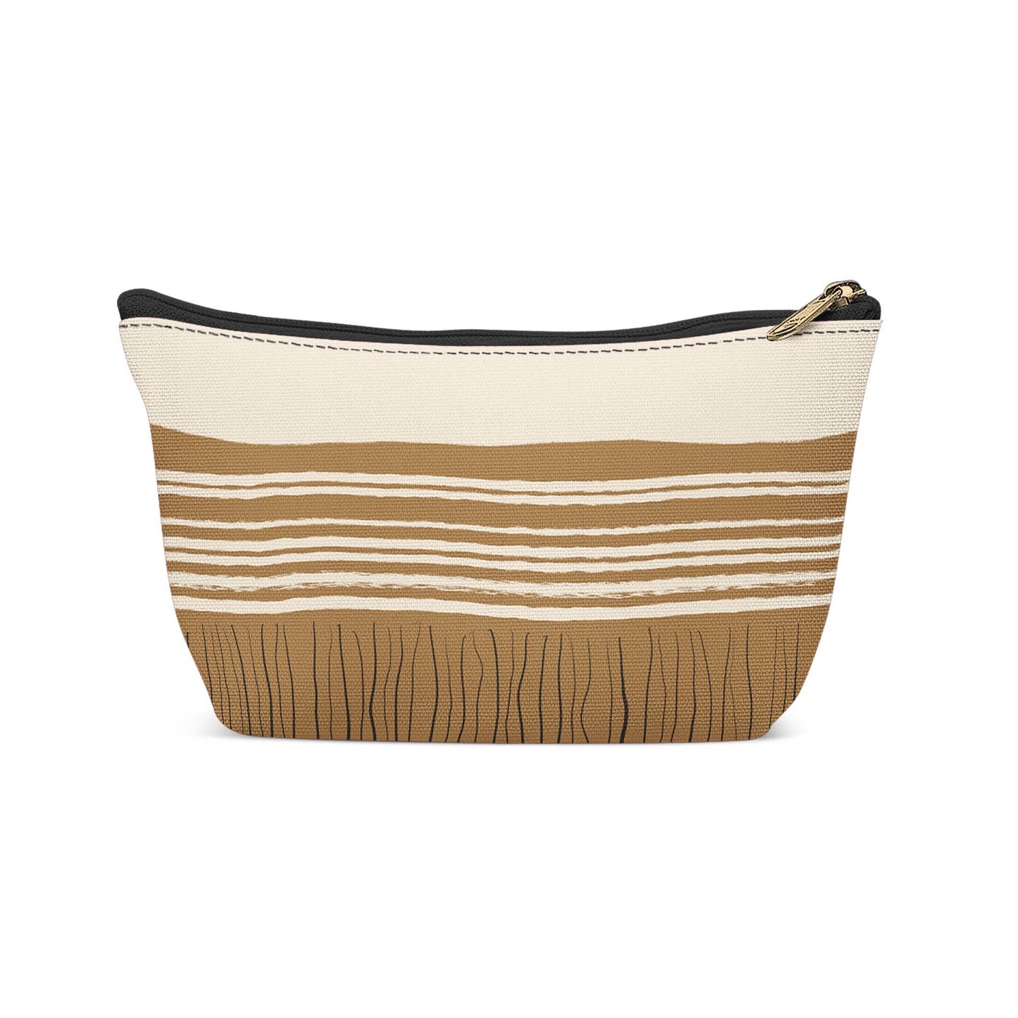 Rustic Minimalist Art Makeup Bag - HypeSheriff