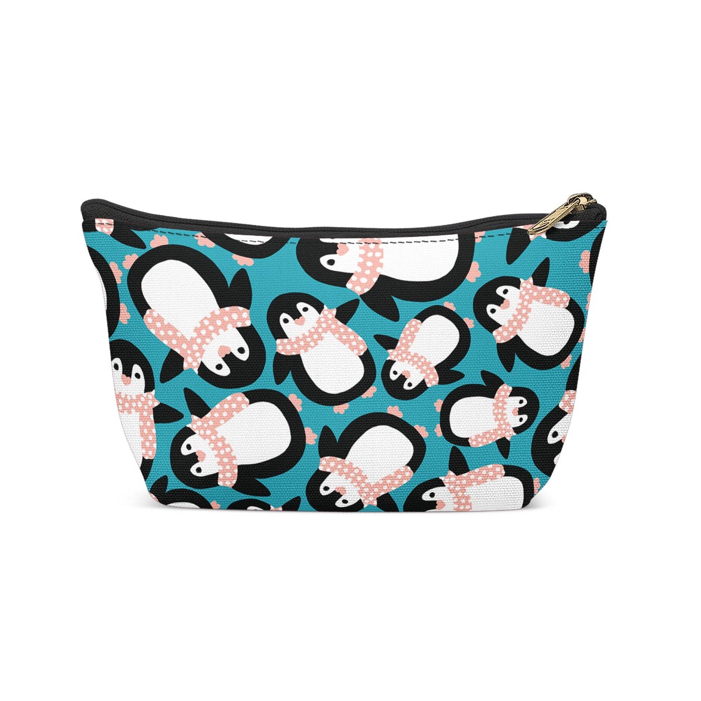 Funny Penguins Pattern Makeup Bag - HypeSheriff