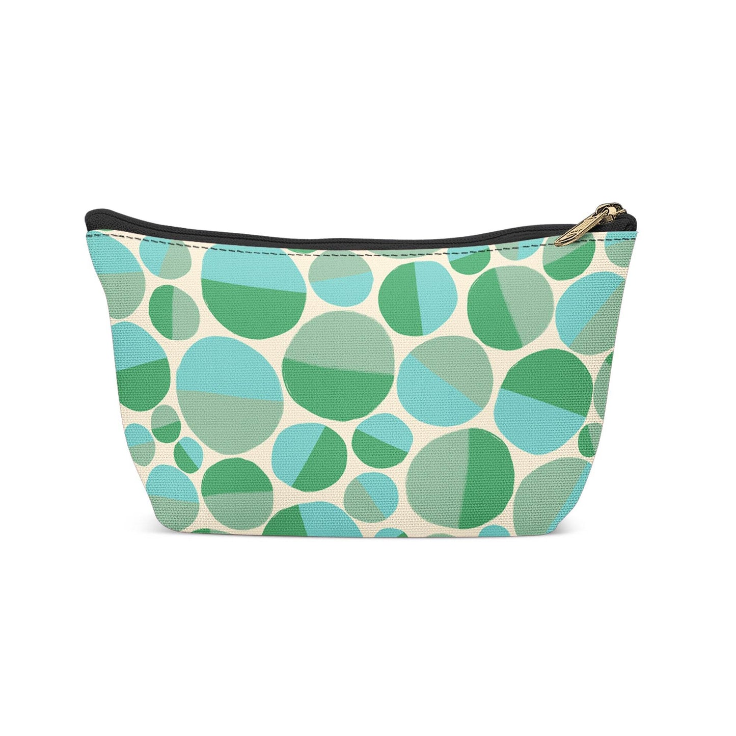 Retro Dots 50s 60s Pattern Makeup Bag - HypeSheriff