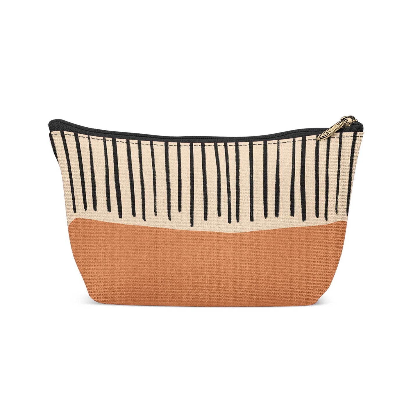 Peach Abstract Makeup Bag - HypeSheriff