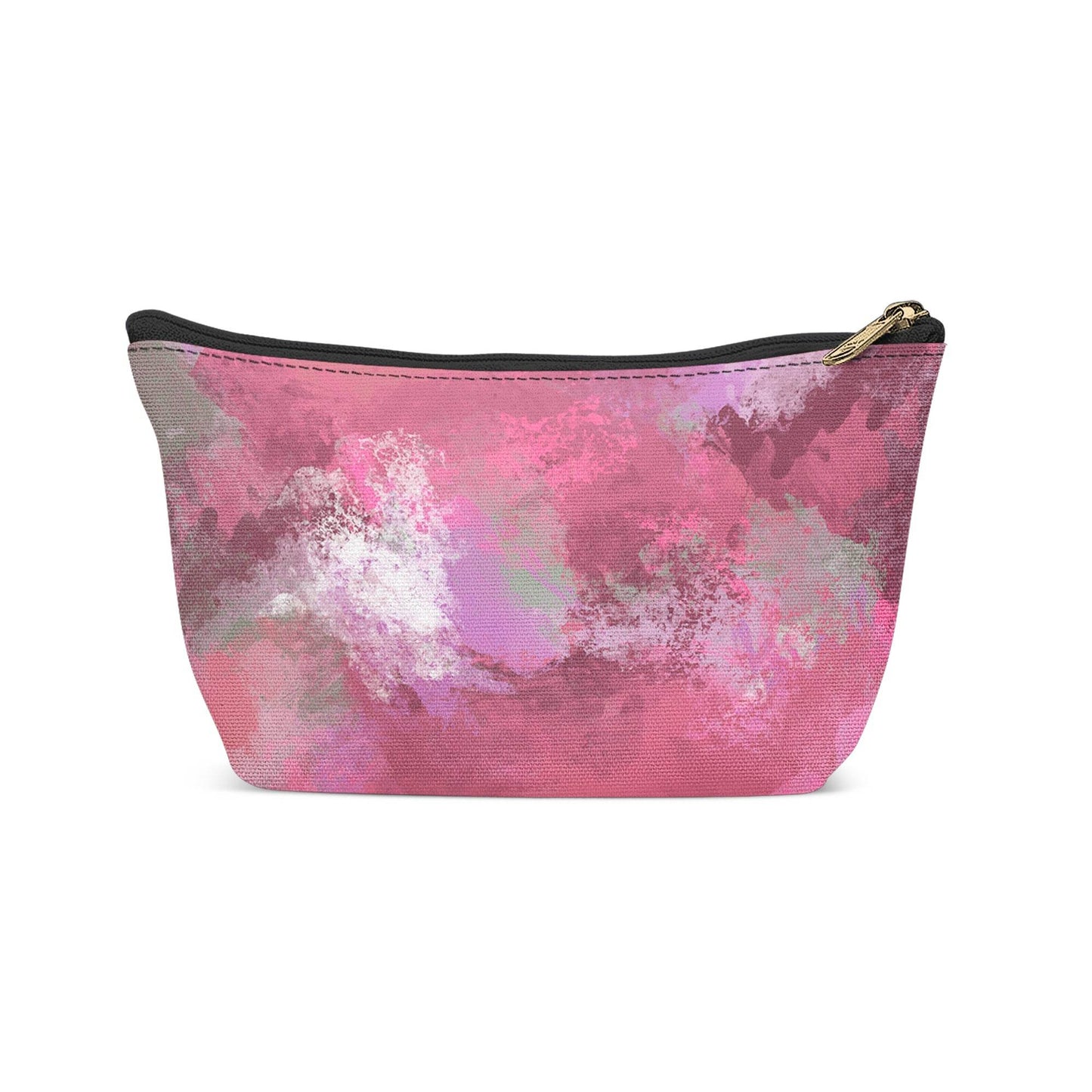 Painted Pink Artwork Makeup Bag - HypeSheriff