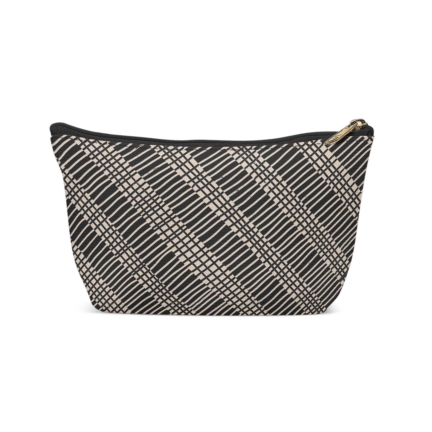 Black Etno Pattern Makeup Bag - HypeSheriff