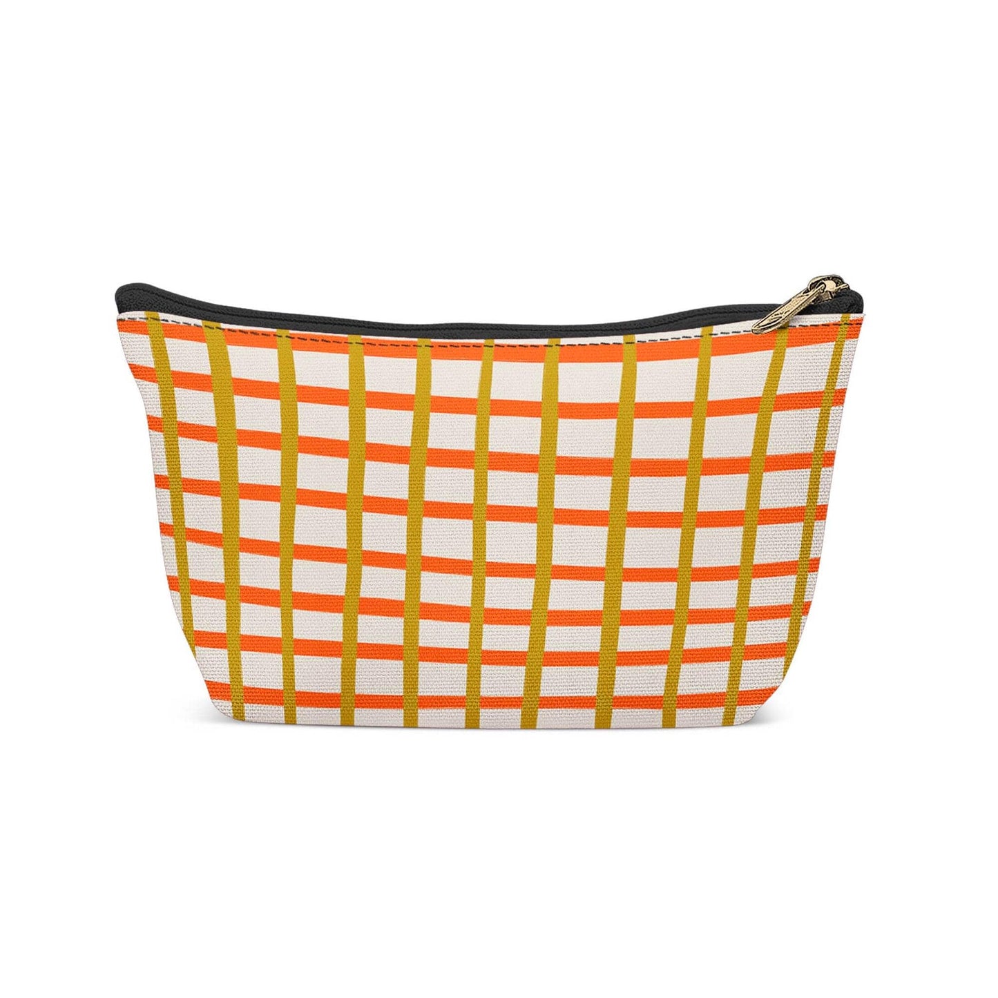 Retro Checkered Pattern Makeup Bag - HypeSheriff