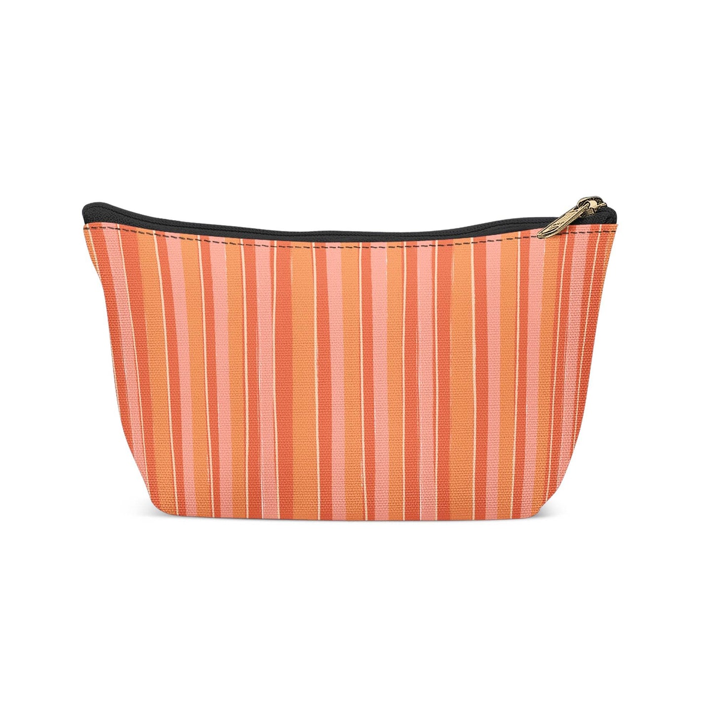 Retro Trendy Striped Makeup Bag - HypeSheriff