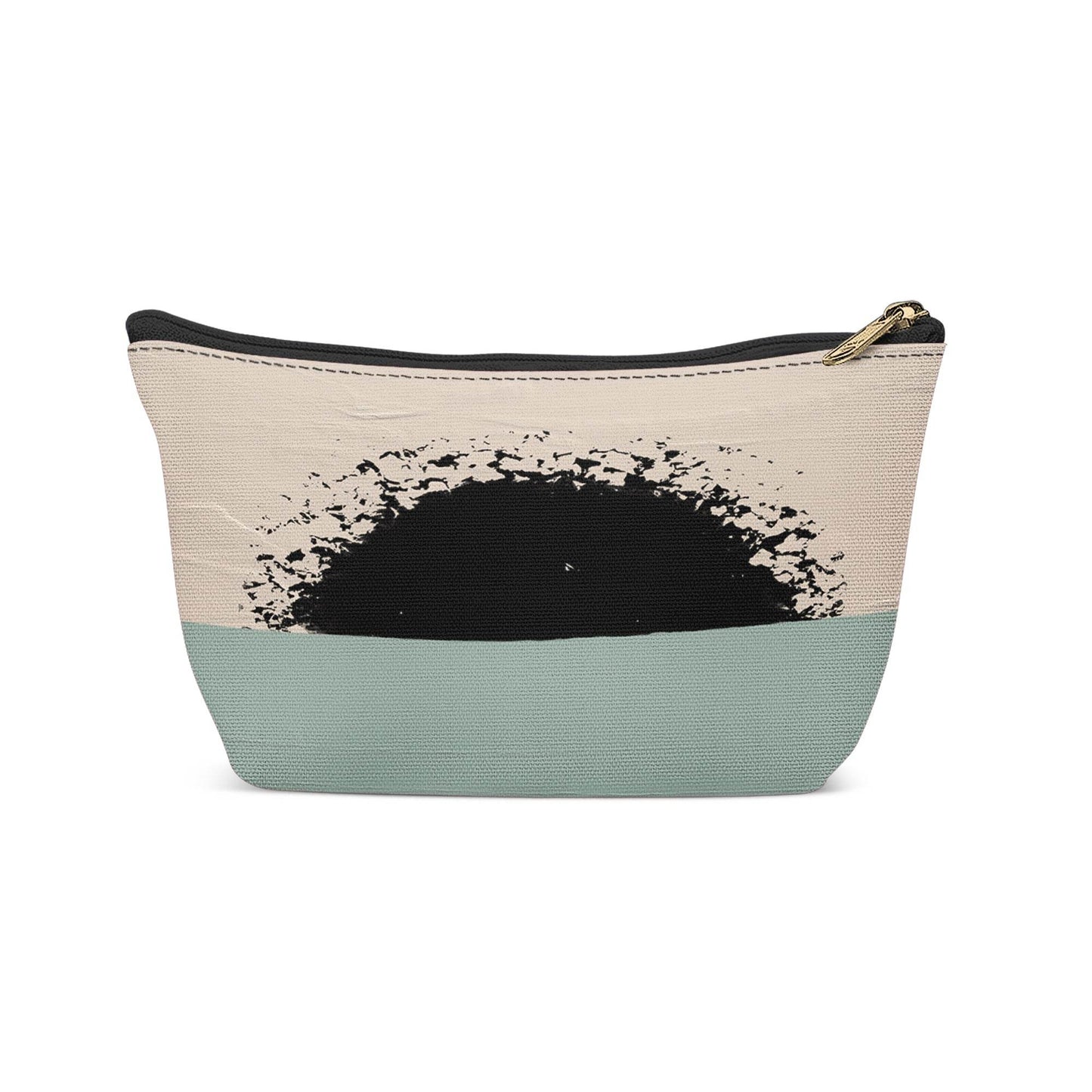 Black Sun Abstract Art Makeup Bag - HypeSheriff